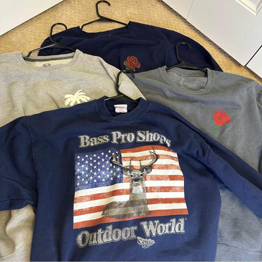 Assortment of 4 Crewneck Sweatshirts
